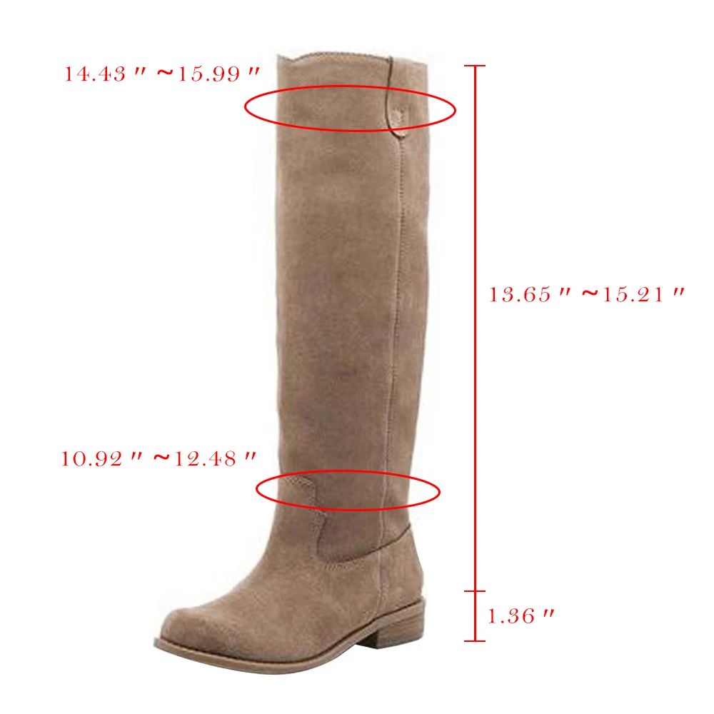

Women's Over-The-Knee Long Boots Warm Stretch Fabric Pointed Toe Slip-on Casual Shoes