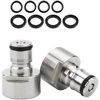 beer keg coupler adapter keg tap to ball lock quick disconnect fpt 58inch thread conversion kit home brewing