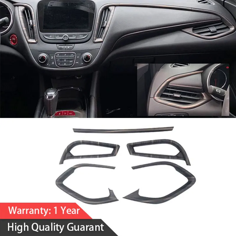 

Car Styling For Chevrolet Malibu 2016-2021 Wood Grain Central Console Dashboard Panel Trim Accessories Auto Styling Parts 1Set