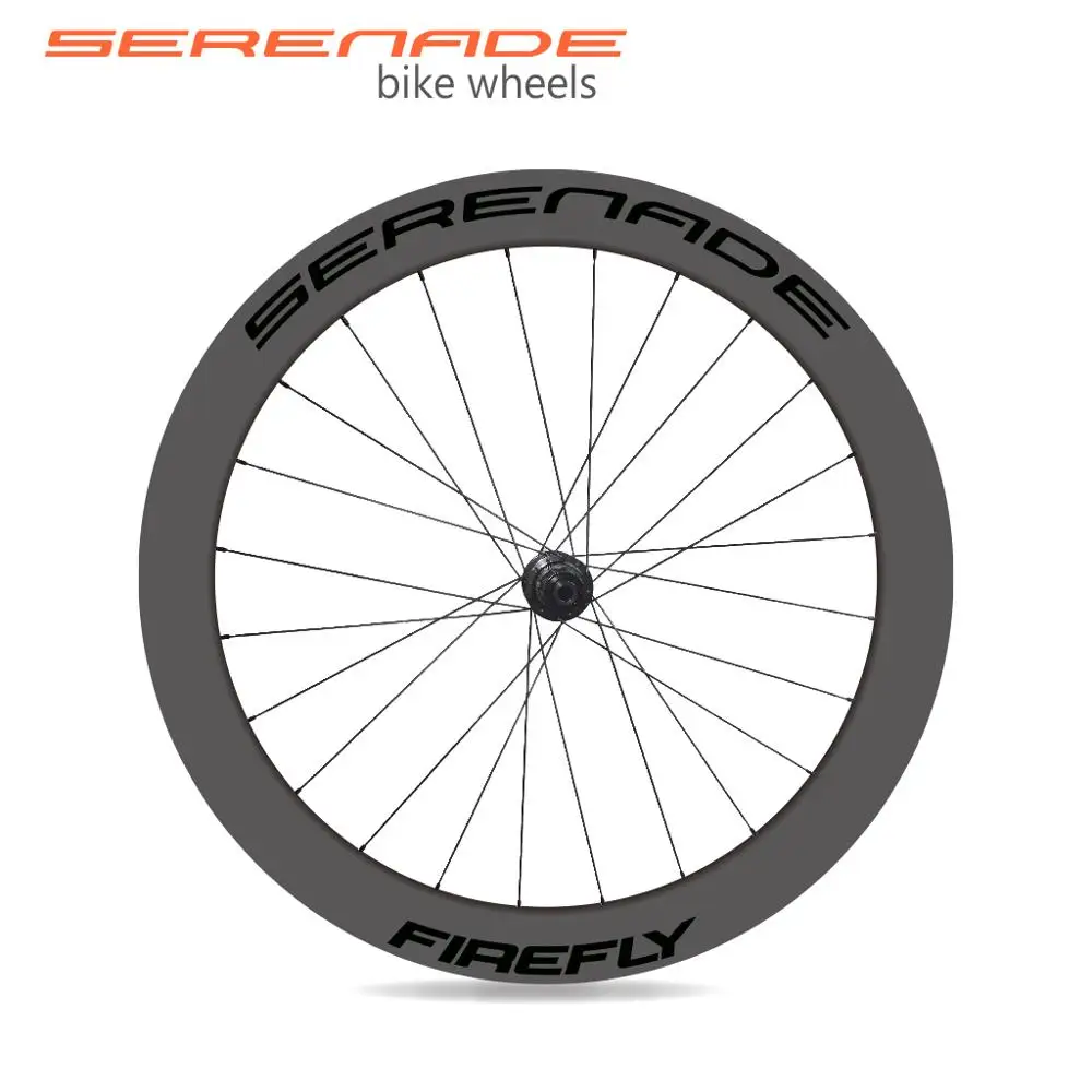 

1460 gr 700C x 25mm tire 60mm cyclocross carbon disc road bicycle wheelset SM046 hubs with pillar spokes