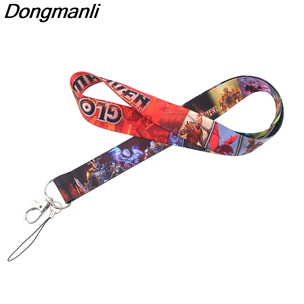 

BG296 Dongmanli Game Neck Strap Lanyard for Keys ID Card Phone Straps USB Badge Holder DIY Neck Strap Hang Rope Lariat Lanyards