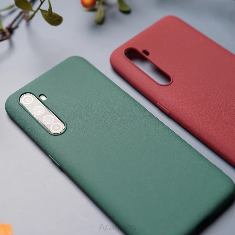 sandstone thin matte phone case for oppo realme 7 6 5 8 pro c3 xt find x2 lite x50 x7 pro soft back cover cases on real me 7 5g free global shipping