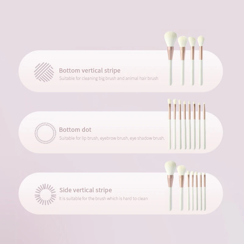 Кисть для макияжа чистящий диск не повреждает щетину силиконовая Косметическая