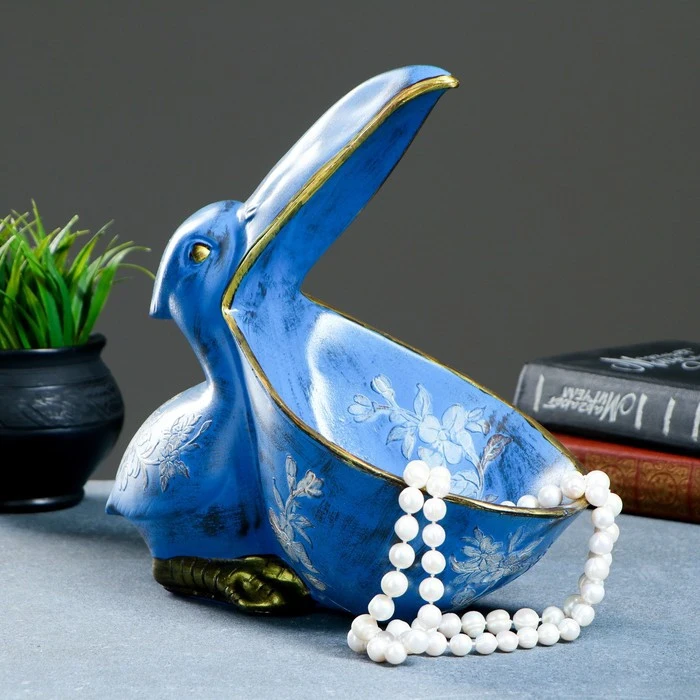 Шкатулка для мелочей &quotПеликан&quot 27х28см 4577032|Упаковка и стойки украшений| |