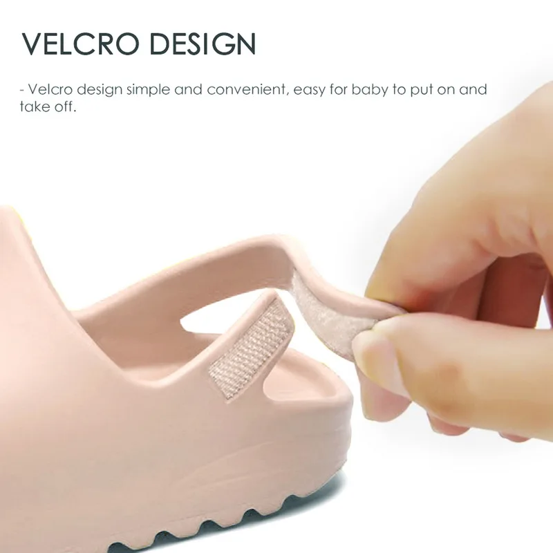 Сандалии Детские легкие без шнуровки модная повседневная обувь для детей мягкая