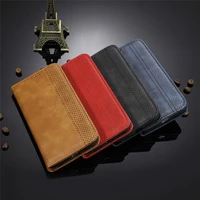 suitable for oppo a55 5g retro magnetic mobile phone case suitable for pemm00 pemm20 leather case protective shell