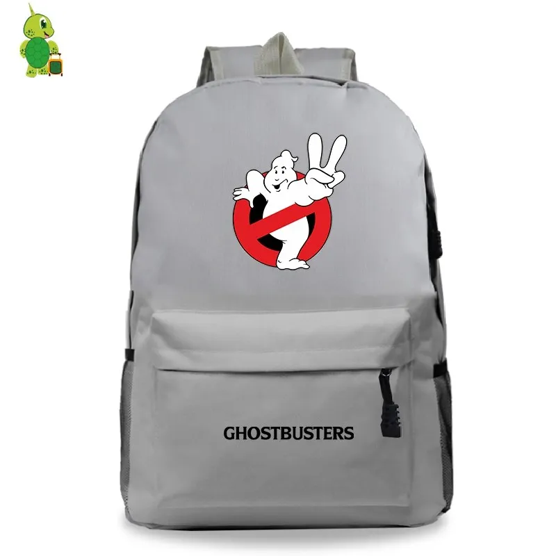 Мультяшный рюкзак Ghostbuster школьные сумки для подростков девочек мальчиков
