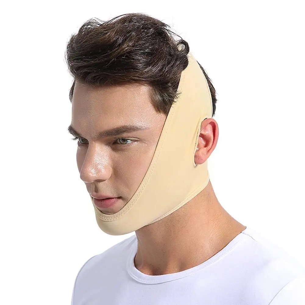 Face-lifting Belt V Shaped Face Bandage Facial Massager Neck Mask Lifting Slimming Blood Circulation Belt Cheek Promote Tig T7O9