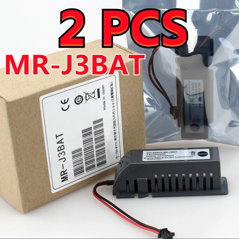 2 упаковки оригинальный новый аккумулятор для Mitsubishi MR-J3BAT C119A 3 6 V PLC промышленные