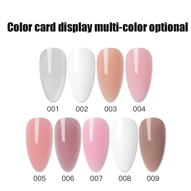 Новый бренд термальный акриловый полигель для наращивания розовый лак ногтей
