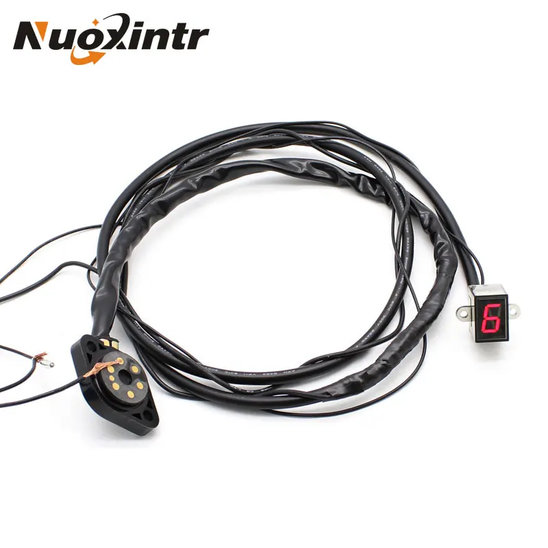 

Nuoxintr Motorcycle Gear Display LED Digital Gear Indicator Motorcycle Display Shift Lever Sensor Gears for Benelli Bn302 BN300