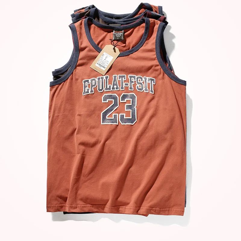 Летняя Новинка 2021 футболка в японском стиле без рукавов с круглым вырезом и