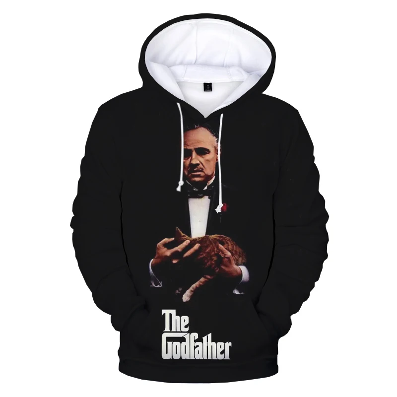 

2021 The Godfather 3D Hoodies Men Women Fashion Casual Oversized Hooded Sweatshirts Uniex Harajuku Streetwear Cool Pullover