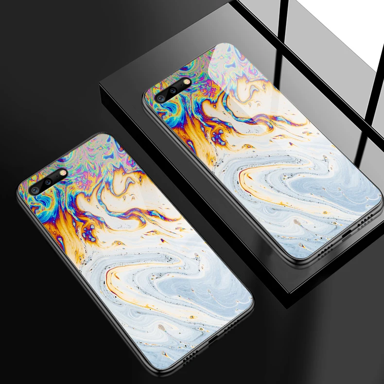 W406 Закаленное Стекло чехол для iPhone 5S, se, 6, 6 S, 7, 8 Plus XR XS MAX чехол для Meizu M5 M6 M8 M9 Примечание 16th плюс противоударный Твердые чехлы - Цвет: W406