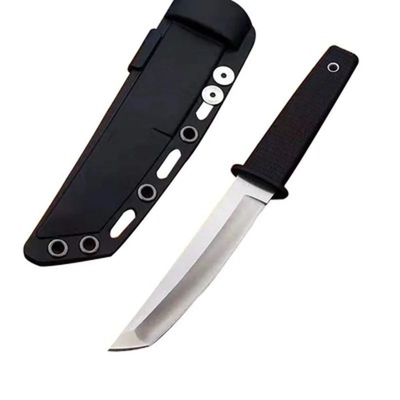 Тактический охотничий нож из холодной стали с фиксированным лезвием прямой для
