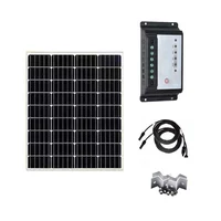 Portable Solar Kit 100w 200w 300w Solar Charge Controller 12v/24v 30A Z Mount Bracket Solar Battery Rv Caravan Carming Car Boat