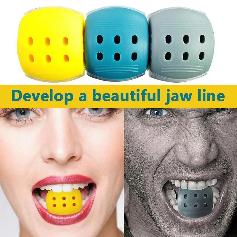 Уход за кожей лица жевательной мужчины поп n go рот подбородка Jawrsize челюсти мышц