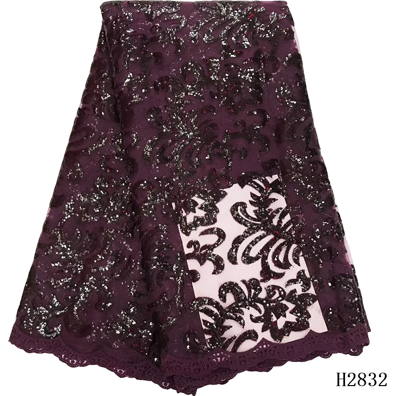 HFX 2019 Высококачественная нигерийская Свадебная лента ткань новая в африканском