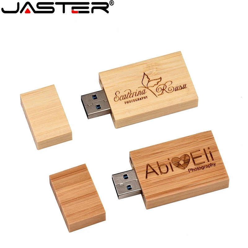 Usb флеш накопитель JASTER деревянный с логотипом на заказ 4/8/16/32/64 ГБ|USB