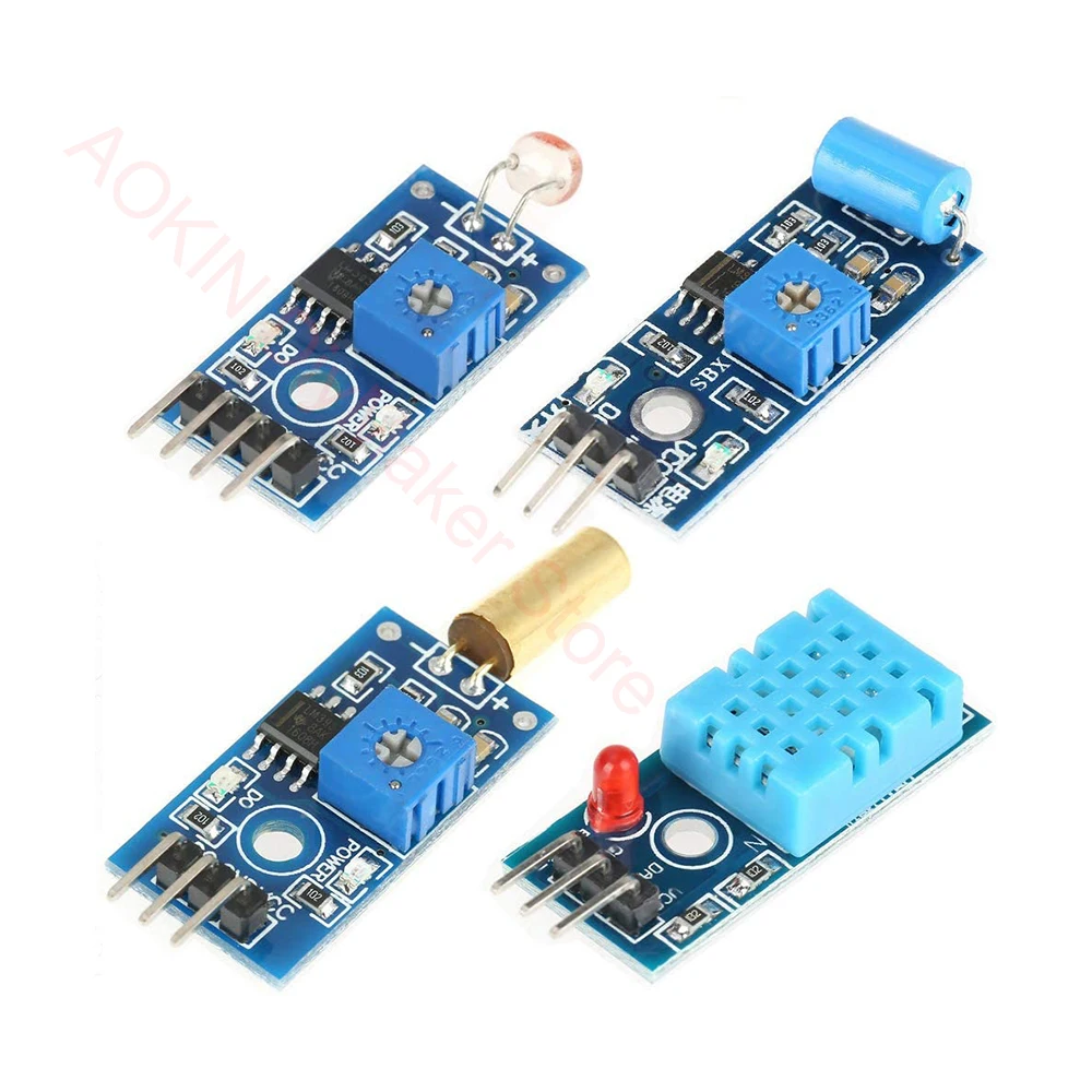 Комплект модулей датчиков 16 в 1 для Arduino Raspberry Project наборы супер начинающих UNO R3