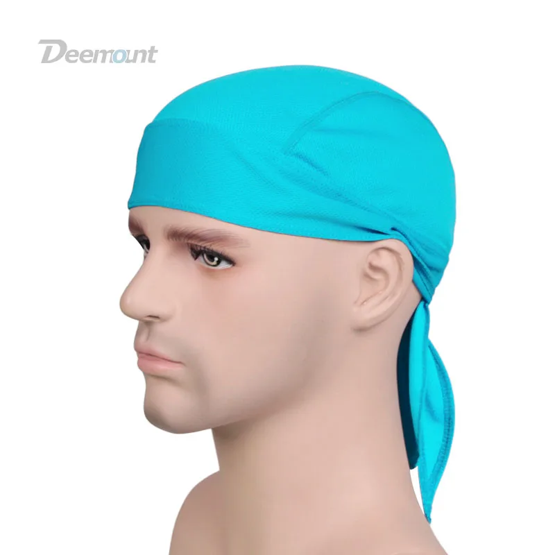 Уличная быстросохнущая однотонная велосипедная Кепка головной платок повязка