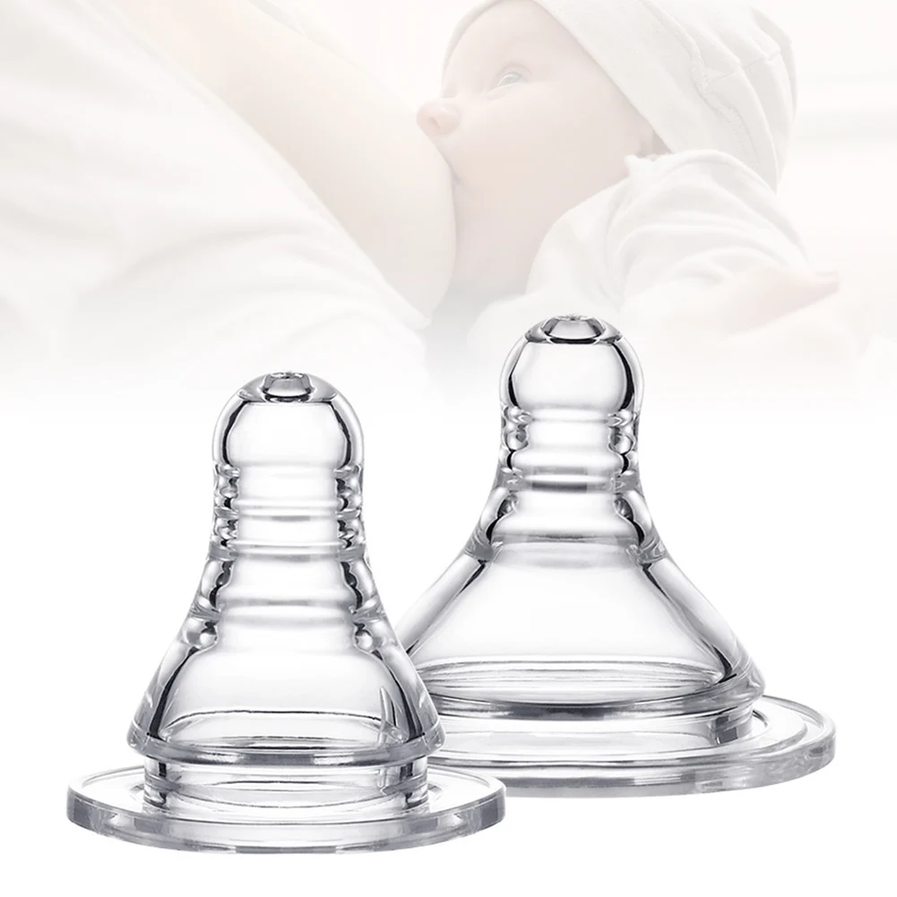 

Baby Bottle Children's Care Products Anti-Swelling Silicone Wide-Neck Baby Bottle Natural Pacifiers for 10+ Months