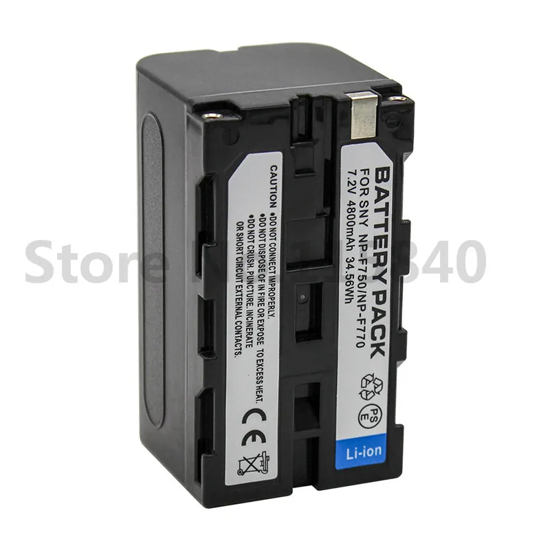 2 шт./лот NP-F750 NP-F770 литий-ионная батарея для Sony NP F970 F960 F550 F570 QM91D CCD-RV100 TRU47E |