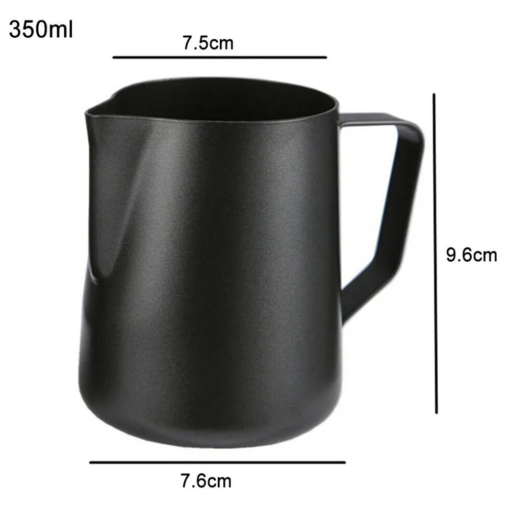 

Stainless Steel Milk Frothing Pitcher 350ml/600ml Latte Art Coffee Jug Cup Milk Cylinder Coffee Foam Cup Latte Art Tool