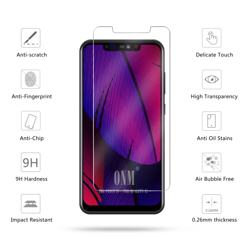 2 шт закаленное стекло для ALLVIEW SOUL X5 защита экрана 2.5D 9H Премиум Закаленное