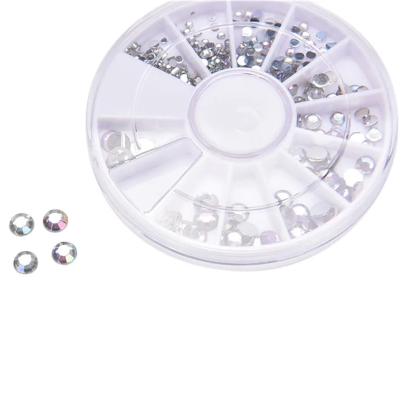 1 колесо сделай сам инструменты для ногтей акриловый дизайн Стразы блестящие