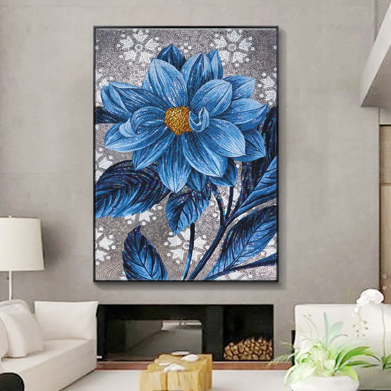 Пользовательские стеклянная мозаичная плитка украшения фон стены в