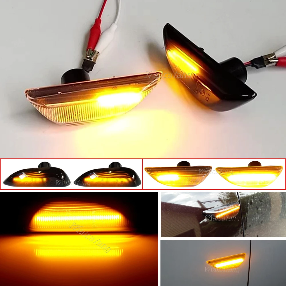 

For Opel Mokka Mokka X Chevrolet Trax Buick Encore 2013-2020 LED Dynamic Side Marker Turn Signal Light Sequential Lamp