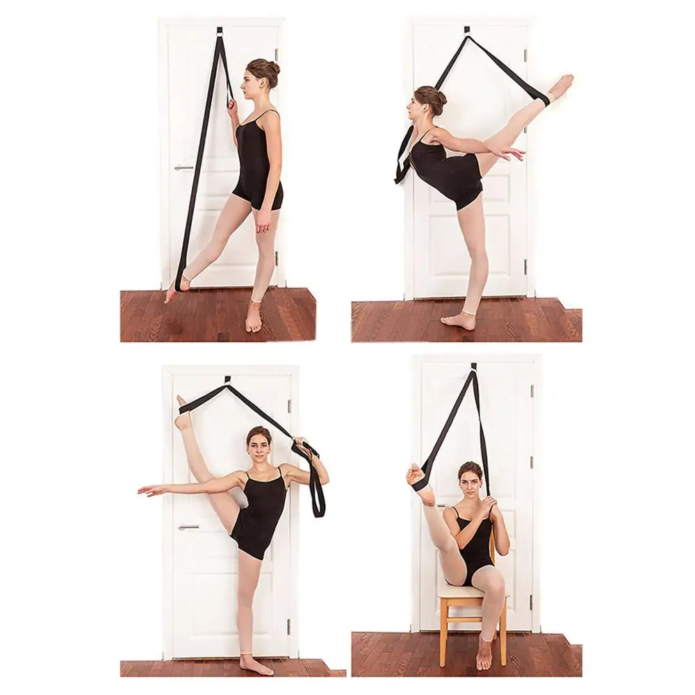 

Door Flexibility Stretching Leg Stretcher Strap for Ballet Cheer Dance Gymnastics Trainer Yoga Resistance Fitness Gym Bands