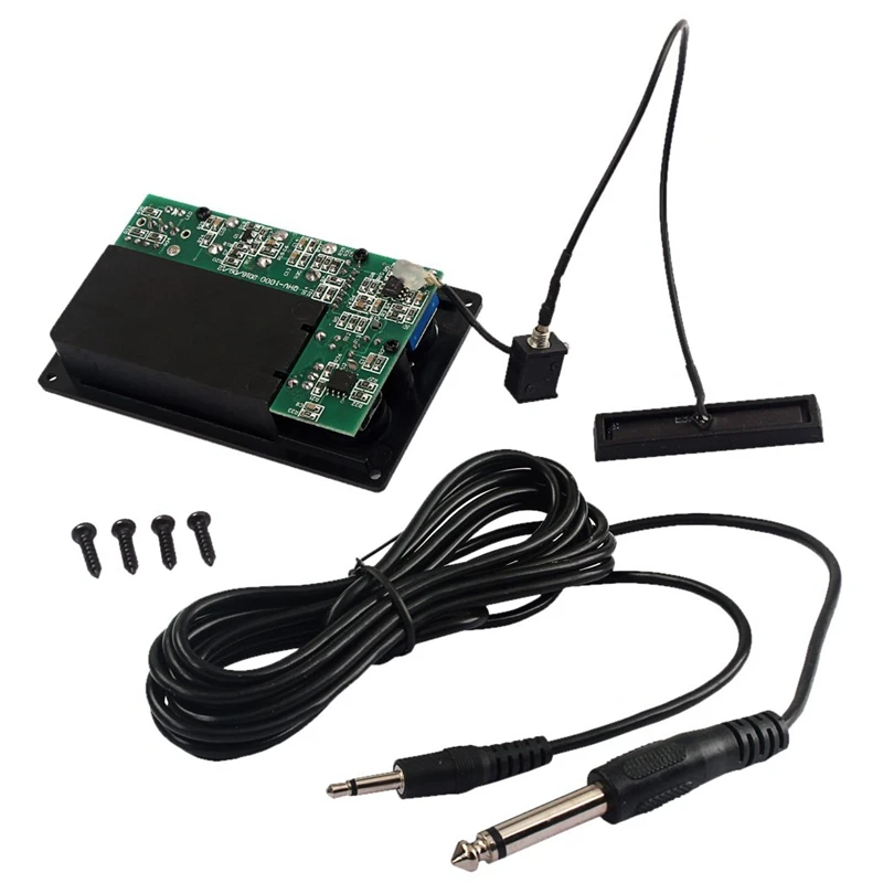 1 Set Violin Equalizer Mute Preamp Pickup EQ with Piezo DIY Plug Hole Output Cable B60 for Electric Accessory | Спорт и развлечения
