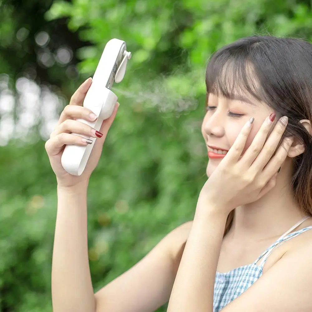 AsyPets ручной спрей вентилятор Многофункциональный складной Увлажнитель для