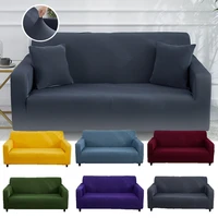 gray sofa covers for living room elastic armchair couch cover 1 2 3 seater corner cover l shape furniture protector for home