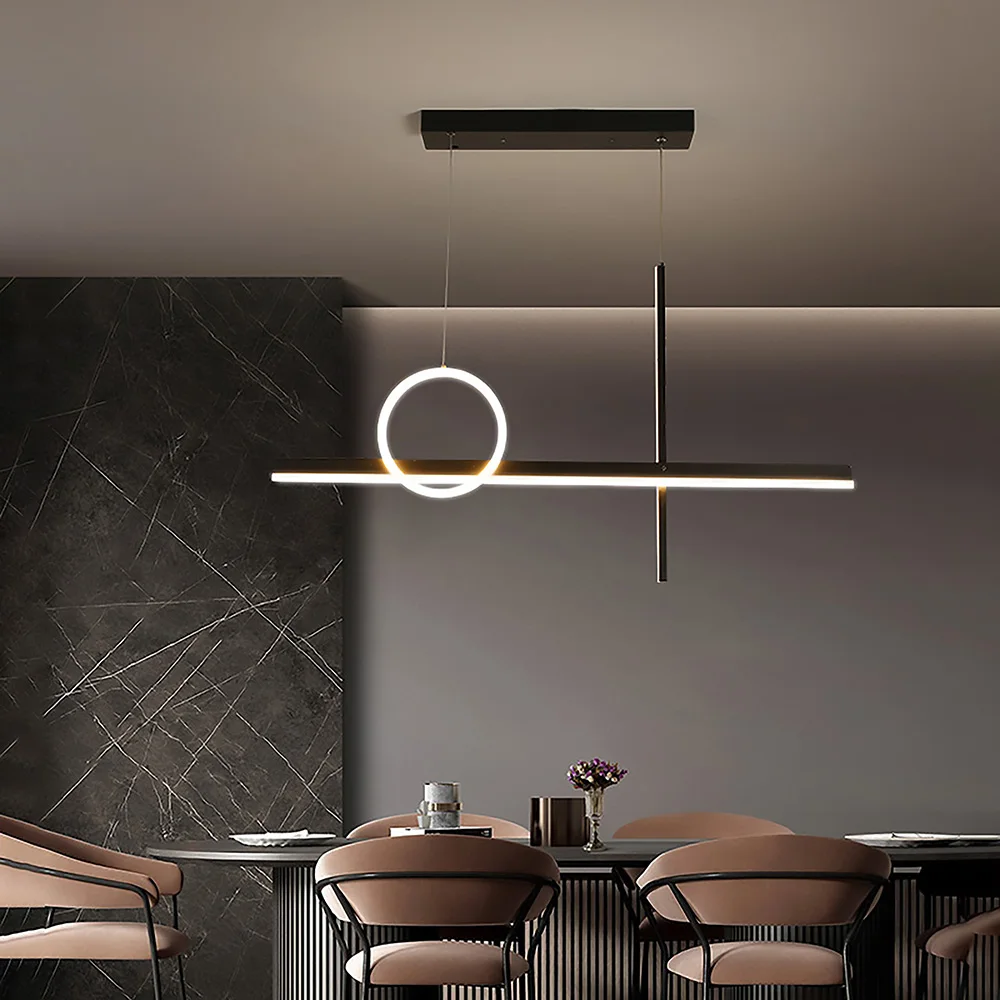 

Современный светодиодный подвесной светильник для гостиной, столовой, кухни, Декор, подвесной светильник, домашняя комнатная Красивая ламп...