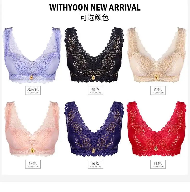 Sexy Deep U Cup Bras For Women Push Up Lingerie Bra Wire Free Bralette Backless Plunge Intimates Female Underwear