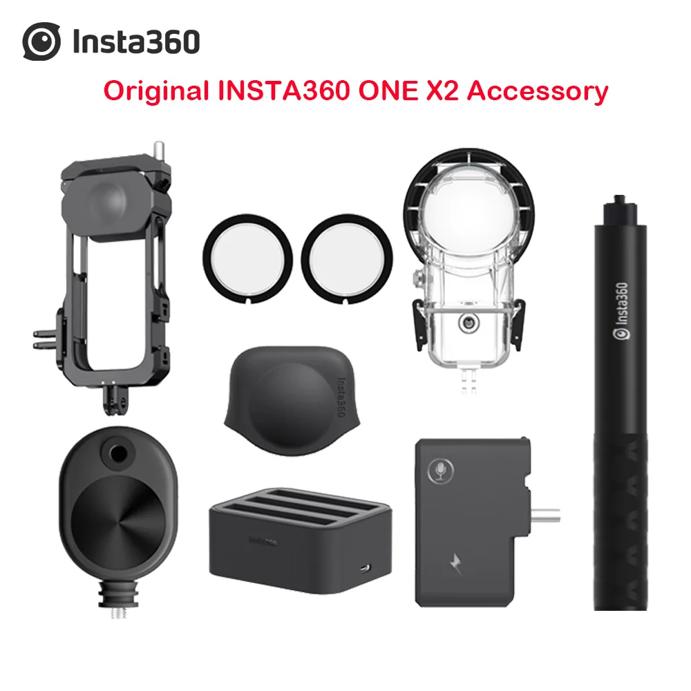 Оригинальная защитная крышка для объектива Insta360 ONE X2 чехол дайвинга шнур времени
