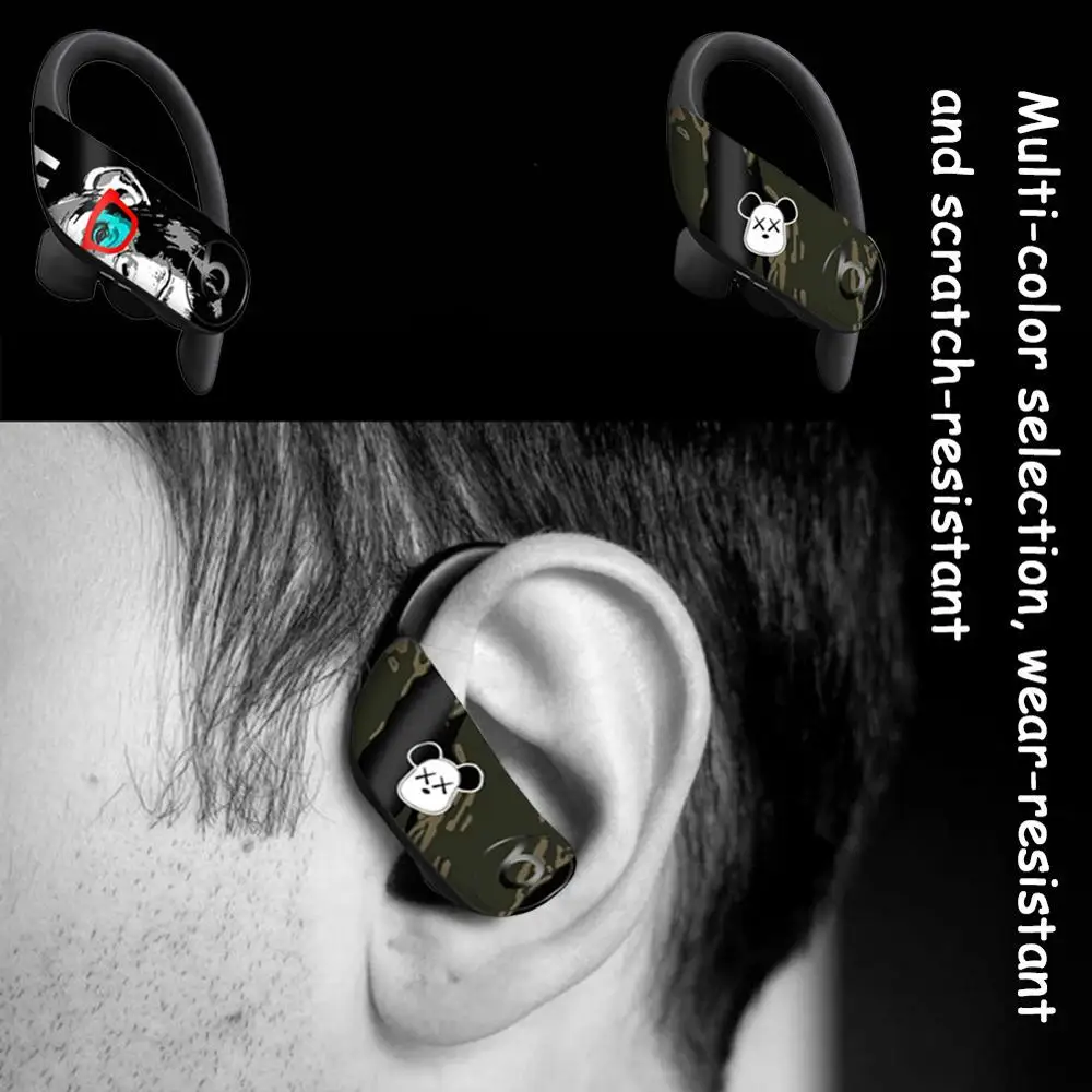 Модный чехол-наклейка для наушников Apple Beats Powerbeats Pro пыленепроницаемый