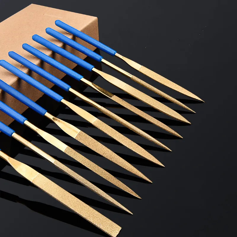 10 шт. набор игл с алмазным покрытием DIY ремесло Деревообрабатывающие инструменты