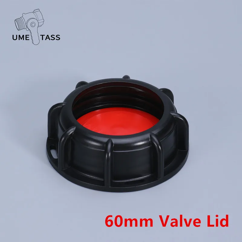 

60mm Coarse thread IBC Ton Barrel Cover Cap With Gasket Removable water tank valve Lid