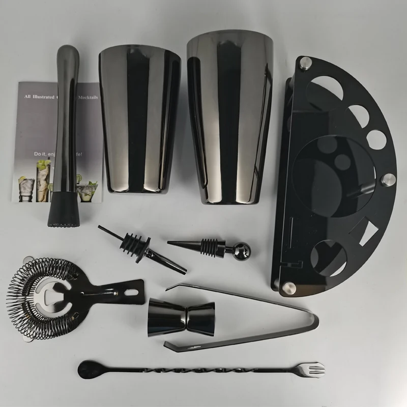 Барный Бостонский коктейльный шейкер набор с коктейльным шейкером ситечком