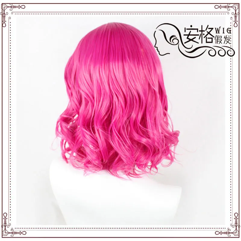 Аниме Danganronpa V3 Kazuichi Souda косплей парик стиль Короткие Шокирующий Розовый + Кепка -