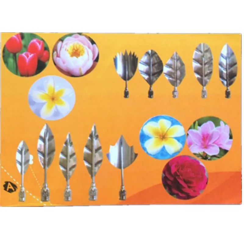 

10Pcs/set 3D Flower Art Gelatin Jelly Pudding Cake Decorating Mold Needle Nozzle Set Cake Decorating Tools