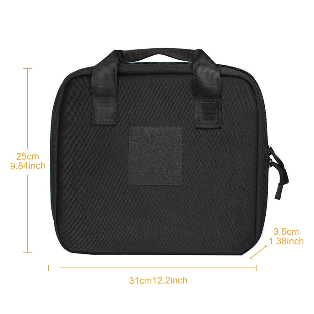12 &quotтактический нейлон пистолет Carry Bag Портативный Военное Дело чехол мягкий