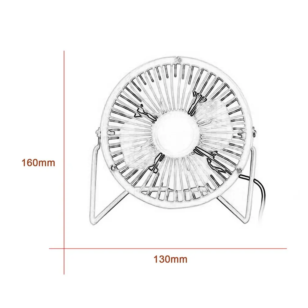 

Mini Portable Metal USB Fan Desk Cooling Fan Quiet Summer Tablet Fan Home Office Use For Computer Laptop PC Plug & Play