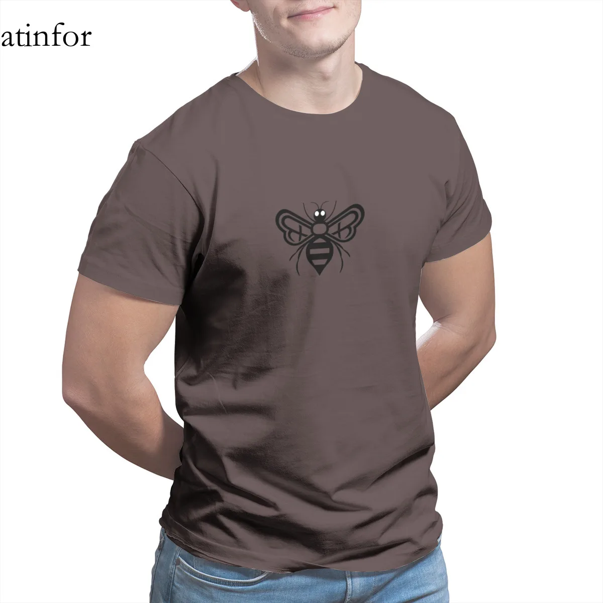 

Riley Acres Bee Logo T-Shirt Fashion Wholesale Clothes Short Sleeve 4XL 5XL 6XL top quality Men Clothing 17849