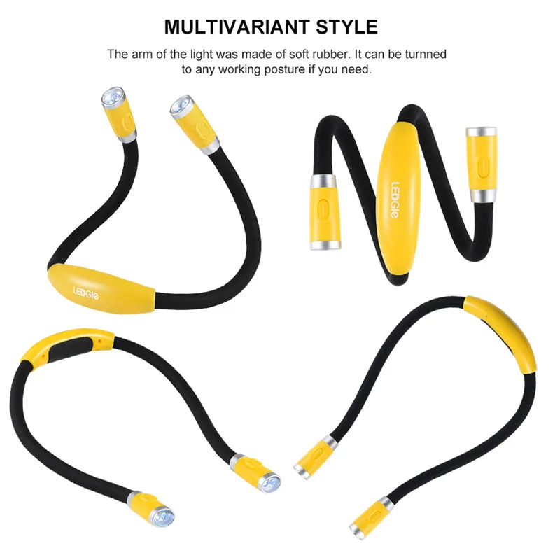 Светодиодный GLE высокое качество Перезаряжаемые чтение светильник дропшиппинг