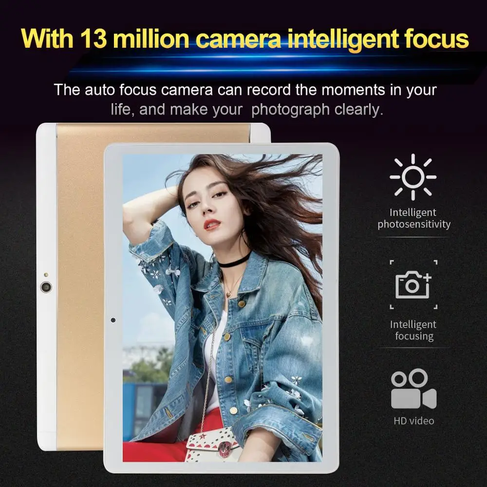 10 1 inch Tablet Pc десять четыре ядра 3G с функцией звонка Google Market GPS Wi-Fi FM Bluetooth планшетов 6G
